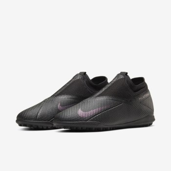 Nike Phantom Vision 2 Academy Dynamic Fit TF - Női Focicipő - Fekete/Fekete